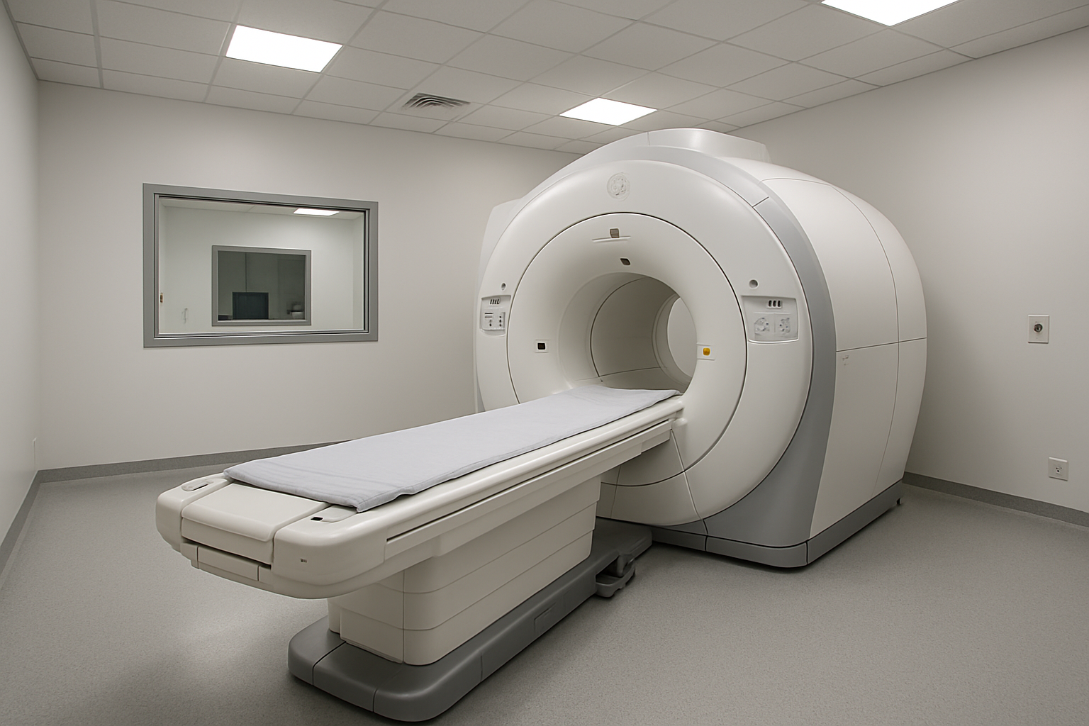 Imaging center front desk staff managing MRI prior authorization requests