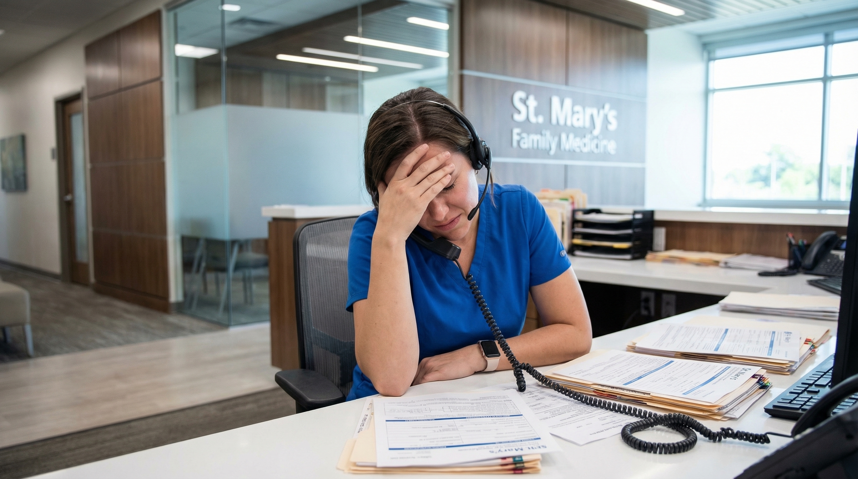 Medical front desk staff spending hours on manual insurance verification calls